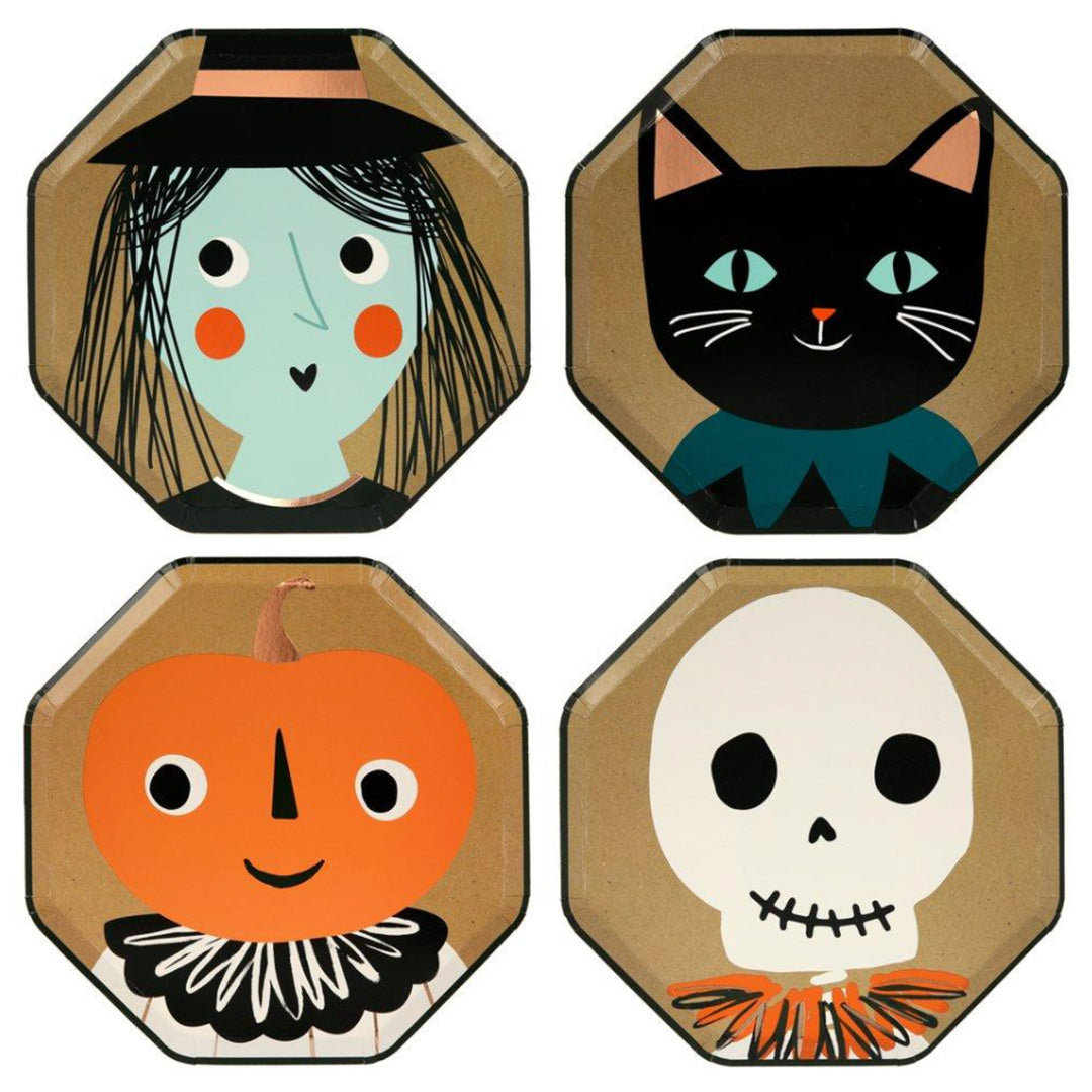 Vintage Halloween Side Plates