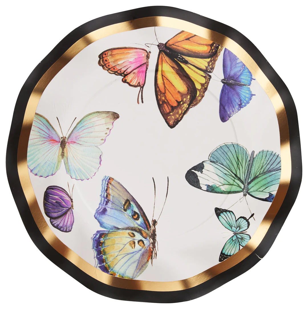 Load image into Gallery viewer, Wavy Butterfly Salad Plate
