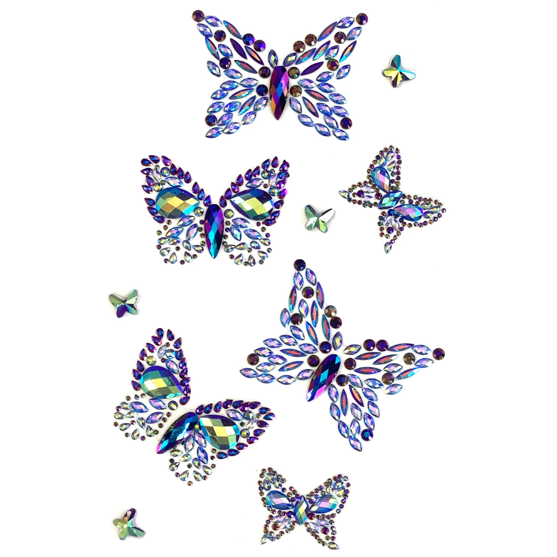 Iridescent Butterfly Body Jewels