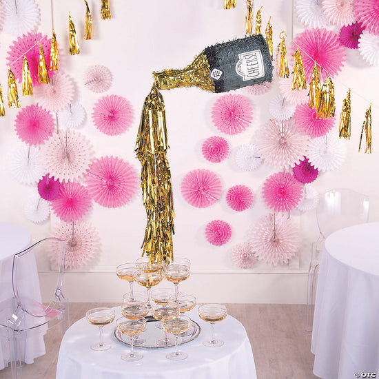 Load image into Gallery viewer, Cheers Champagne Bottle Pinata

