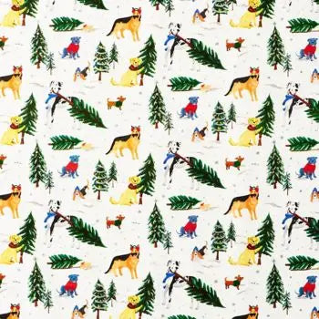 Christmas Woodland Animals, Wrapping Paper Sheets