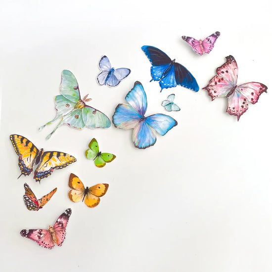 Load image into Gallery viewer, Watercolor Butterfly Table Accents
