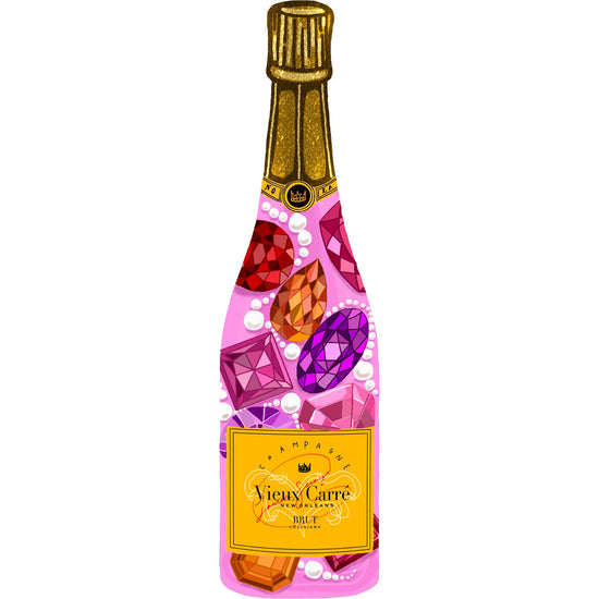 Load image into Gallery viewer, Vieux Carre Jewel Champagne Bottle Door Hanger
