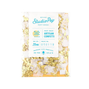 Golden Confetti Tube