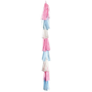 Garland Tassels Pink/Blue/White