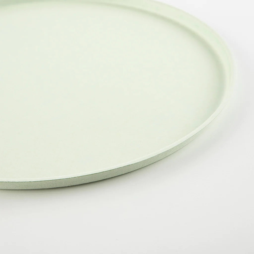Small Round Eco Plates - Bright Mix