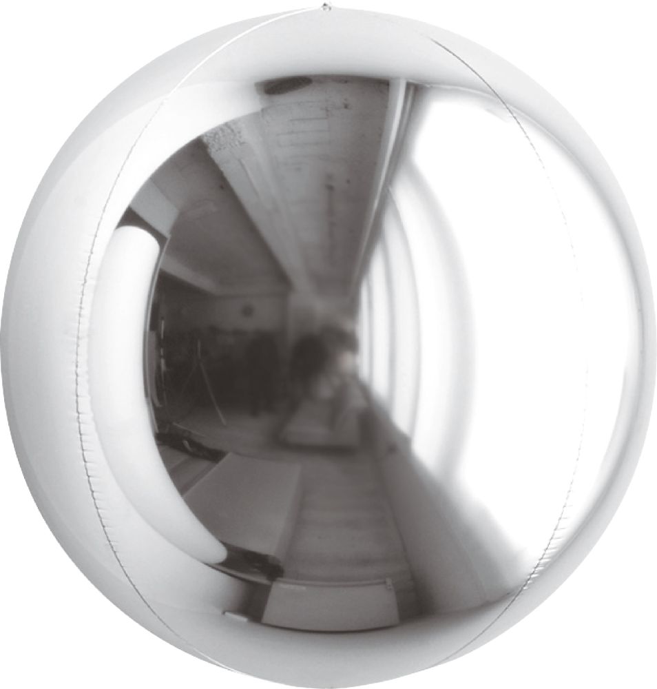 Load image into Gallery viewer, 14&amp;quot; Silver Orb
