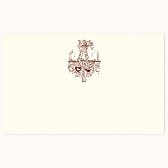 Chandelier Place Card