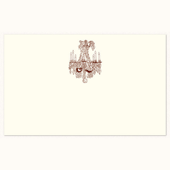 Chandelier Place Card