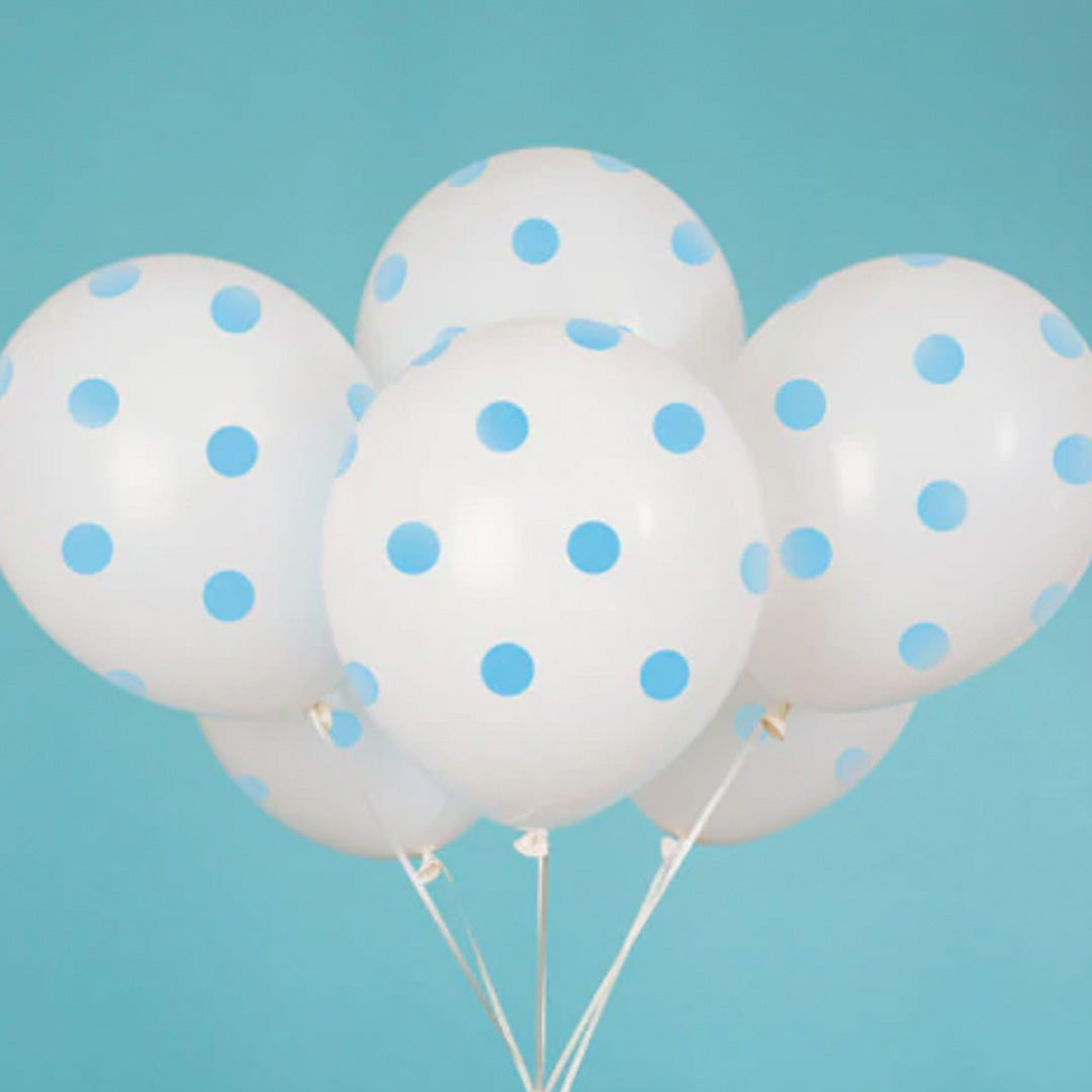 Blue Polka Dots Balloon Pack